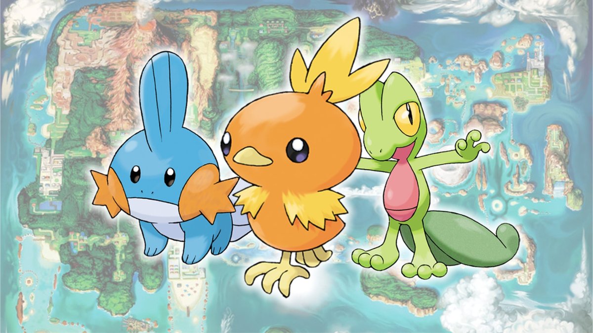 Pokemon 3 Generation Starter Choices Include Treecko Torchic And Mudkip